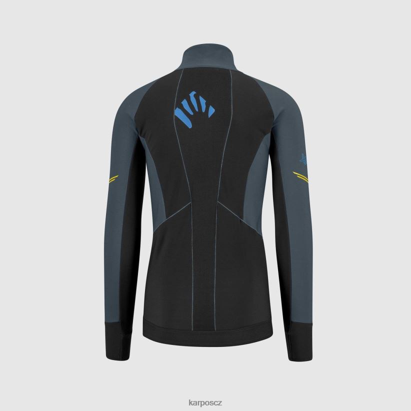 bunda alagna evo muži Karpos černá/tmavá břidlice bunda| T6XZZH137