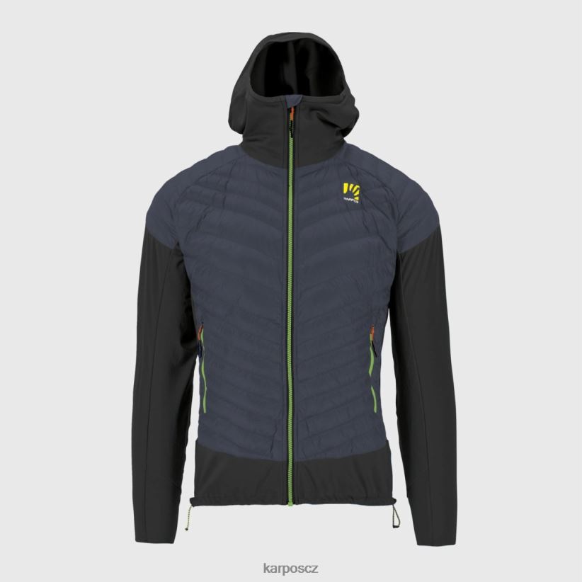 bunda sass de mura muži Karpos ombre modrá/černá bunda| T6XZZH109
