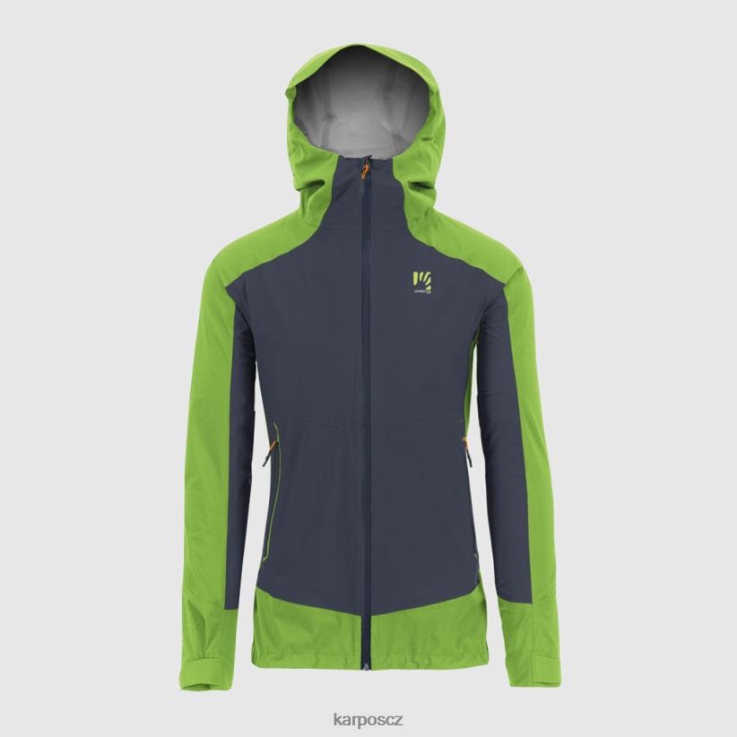 dočasná bunda muži Karpos ombre modrá/jasmínově zelená bunda| T6XZZH95