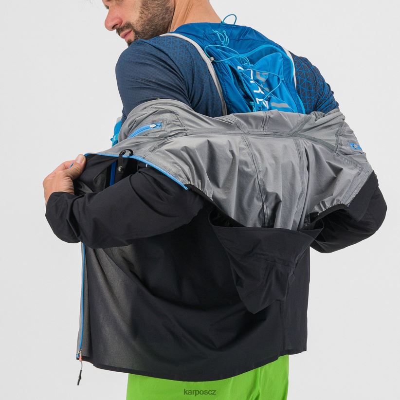 lavaredo bunda do deště muži Karpos černá/indigová b. bunda| T6XZZH64
