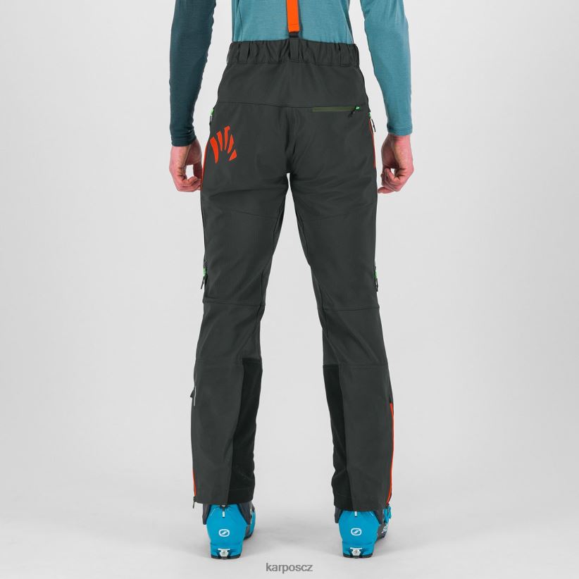 kalhoty schiara evo muži Karpos černá/oranžová kalhoty| T6XZZH457