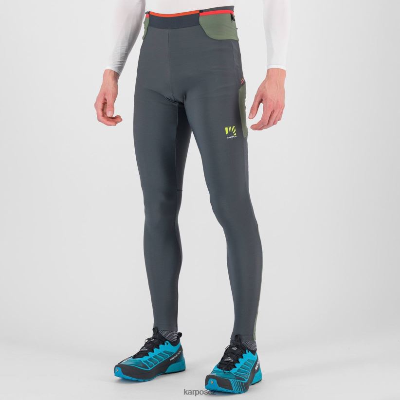 lavaredo plus zimní těsné muži Karpos černý písek/tymián kalhoty| T6XZZH580
