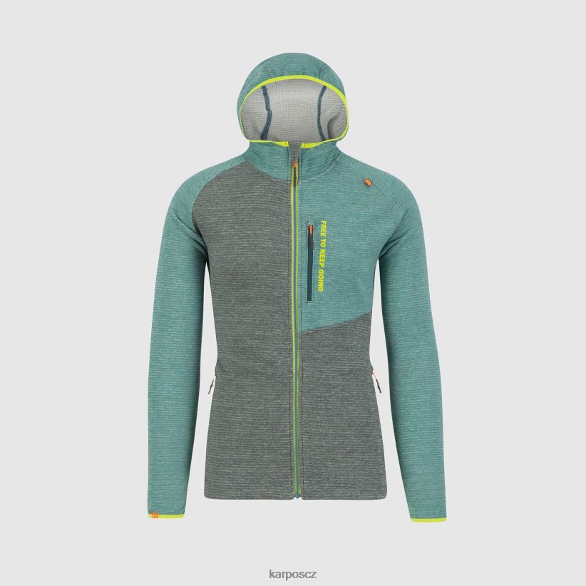 camoscio mikina s kapucí na zip muži Karpos les/severní Atlantik kapucí| T6XZZH177