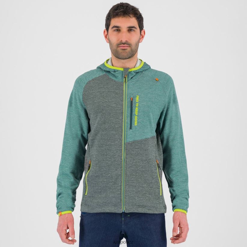 camoscio mikina s kapucí na zip muži Karpos les/severní Atlantik kapucí| T6XZZH177