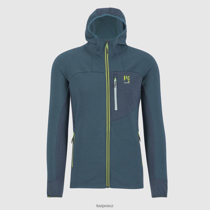 fleecová mikina s kapucí mezzodi muži Karpos balzám/les kapucí| T6XZZH204