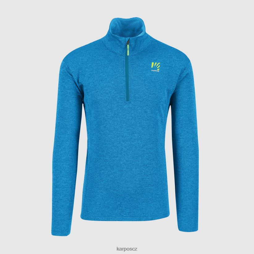 pizzocco poloviční zip muži Karpos diva modrá kapucí| T6XZZH295
