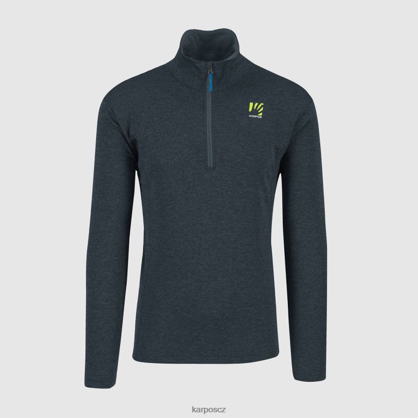 pizzocco poloviční zip muži Karpos tmavé břidlice kapucí| T6XZZH293