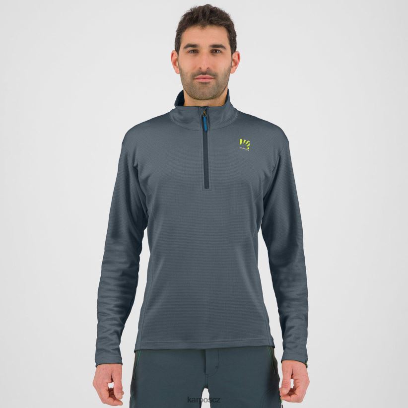 pizzocco poloviční zip muži Karpos tmavé břidlice kapucí| T6XZZH293