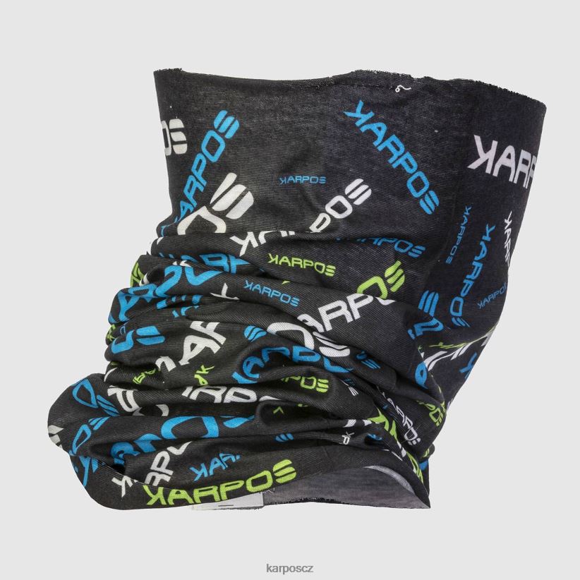 nákrčník světlo muži Karpos černá/indigová/zelená fluo nákrčník| T6XZZH853