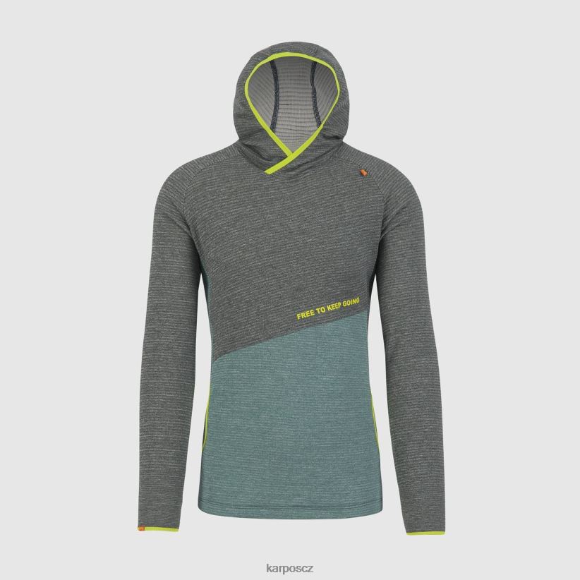 camoscio mikina s kapucí muži Karpos les/severní Atlantik rouno| T6XZZH232