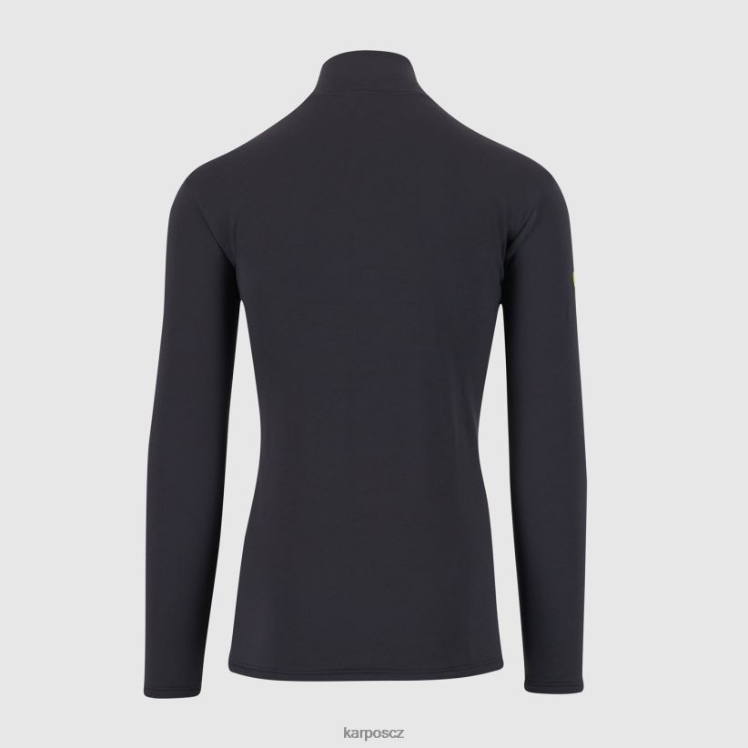 ledový fleece poloviční zip muži Karpos Černá rouno| T6XZZH269