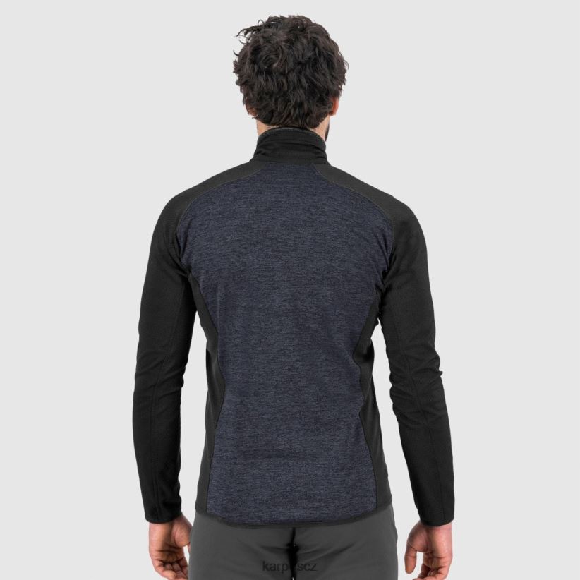 odle fleece muži Karpos indický inkoust/černý rouno| T6XZZH215