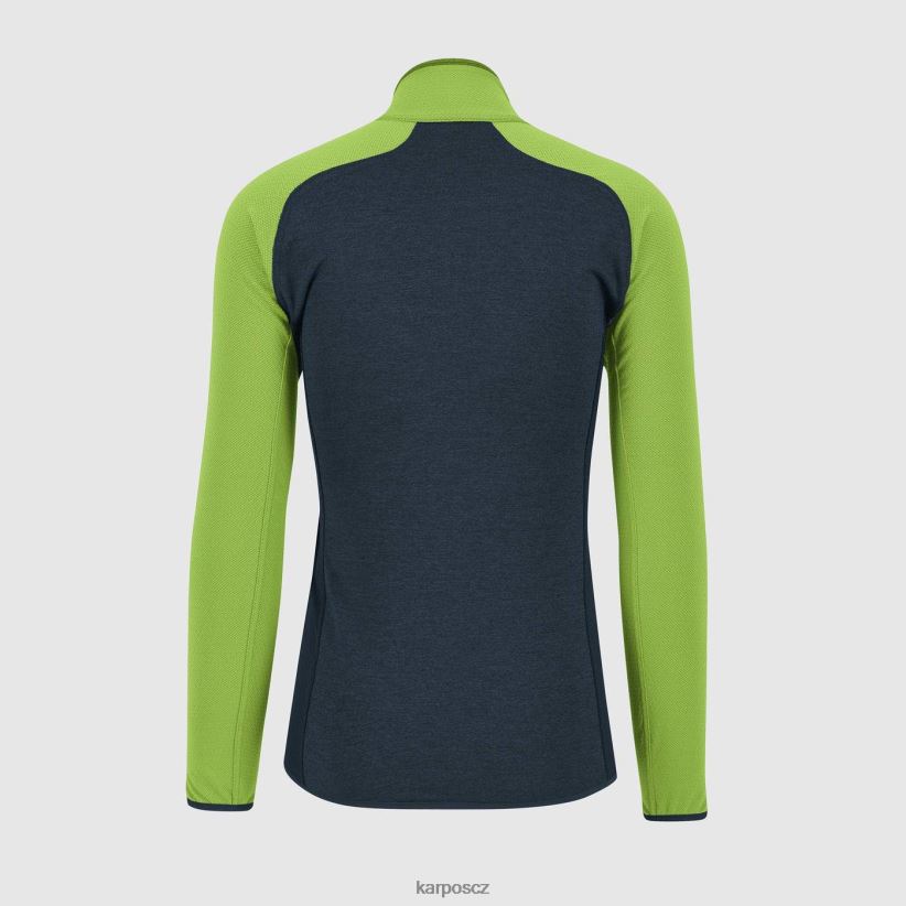 odle fleece muži Karpos půlnoc/zelený záblesk rouno| T6XZZH217