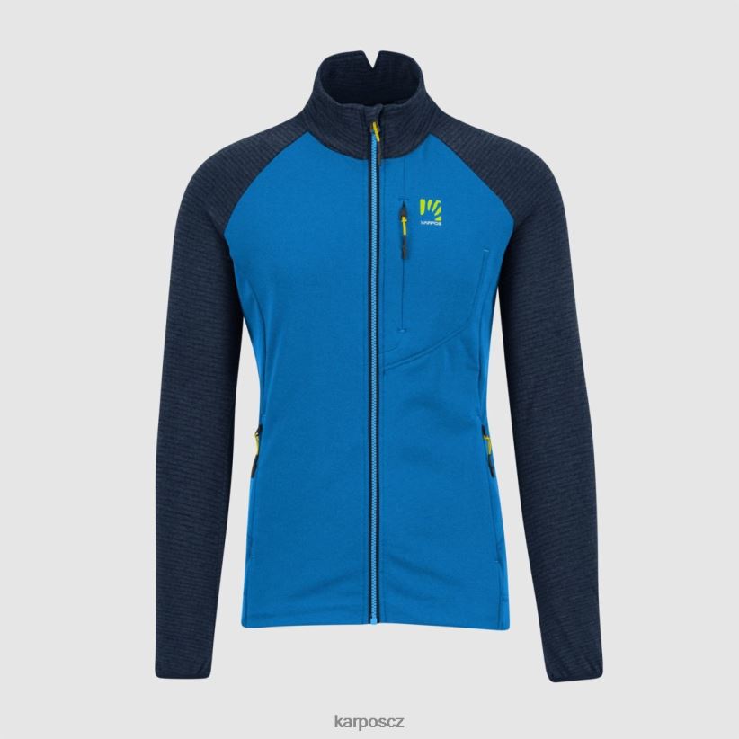 pizzocco evo celorozepínací fleece muži Karpos strnad indigový/vesmír rouno| T6XZZH212