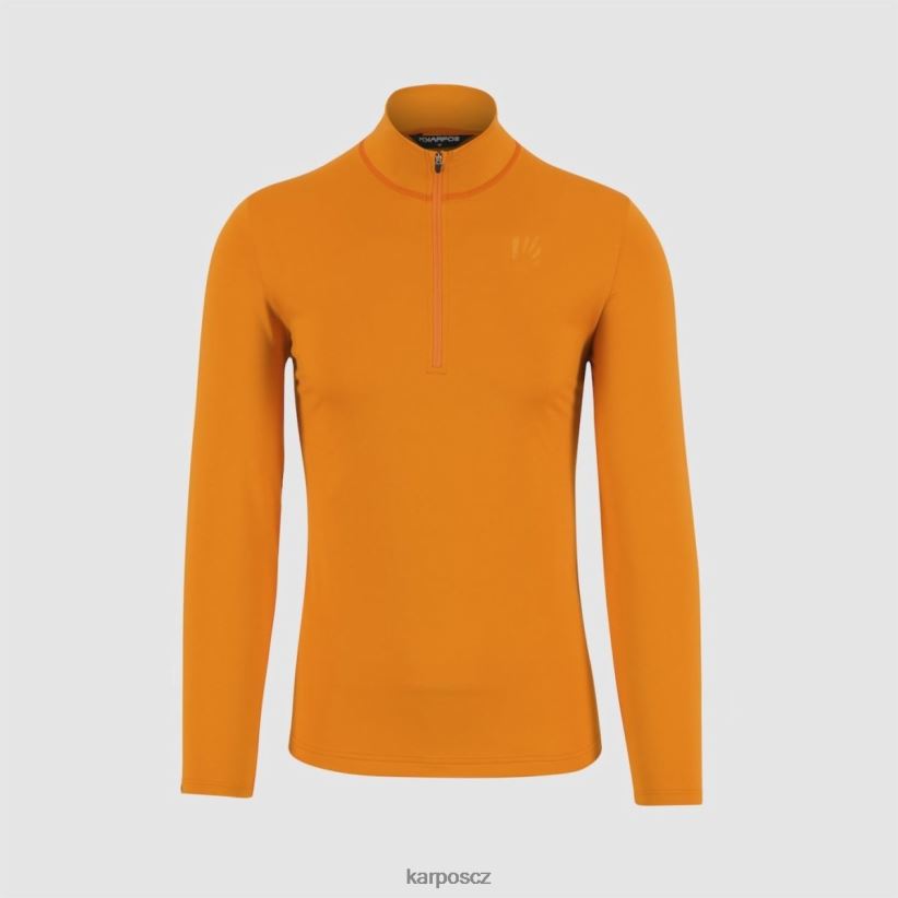 power fleece s polovičním zipem muži Karpos arancio rouno| T6XZZH250