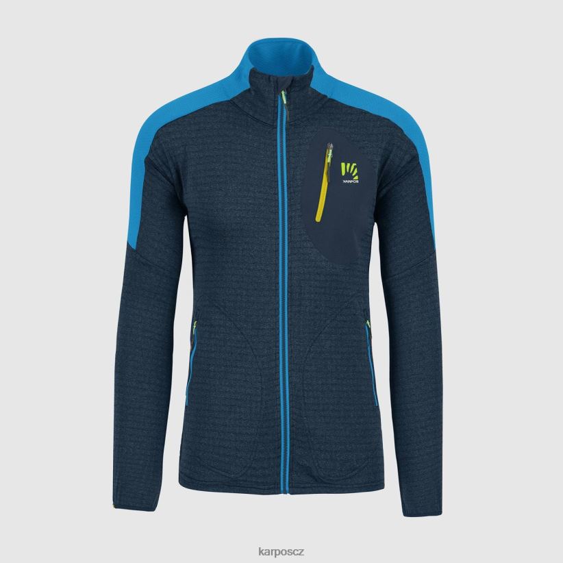 puez fleece muži Karpos půlnoční/diva blue rouno| T6XZZH223