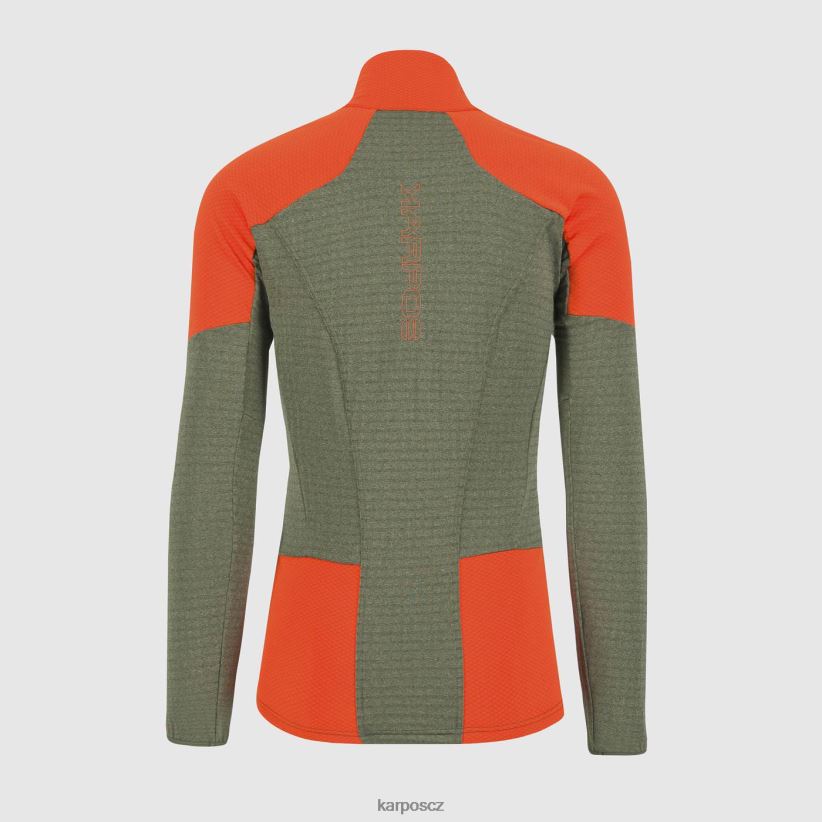 puez fleece muži Karpos tymián/kořeněná oranž rouno| T6XZZH224