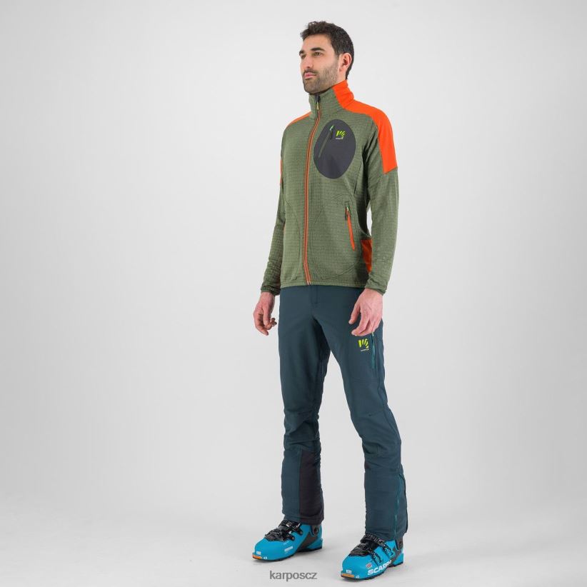 puez fleece muži Karpos tymián/kořeněná oranž rouno| T6XZZH224