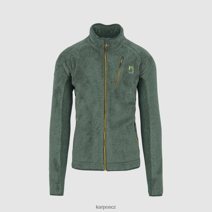 vertice fleece muži Karpos kouřová borovice/zelená džungle rouno| T6XZZH192