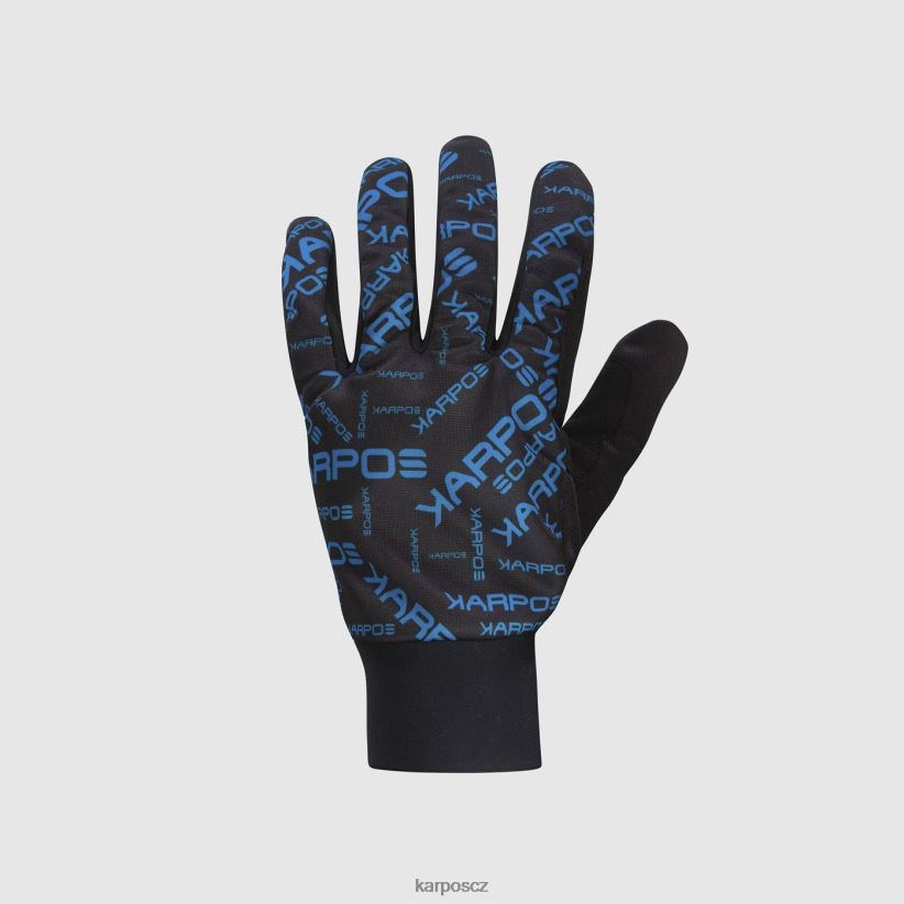 leggero rukavice muži Karpos černá/diva modrá rukavice| T6XZZH903