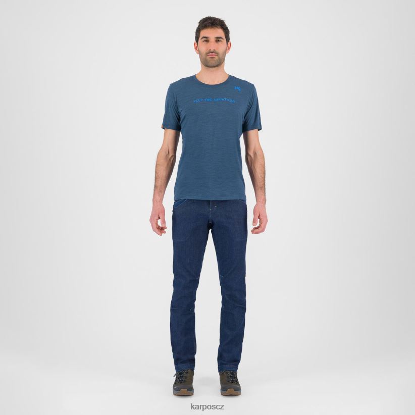 Vanoi merino tričko muži Karpos půlnoční/diva blue tričko| T6XZZH331