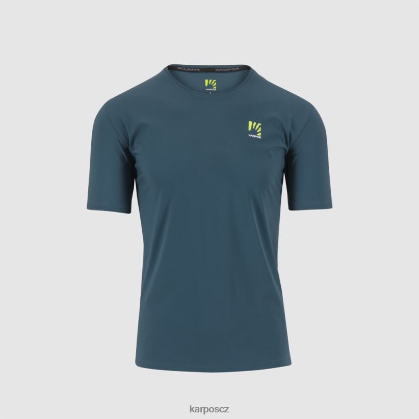 citlivé tričko muži Karpos zelená tričko| T6XZZH374