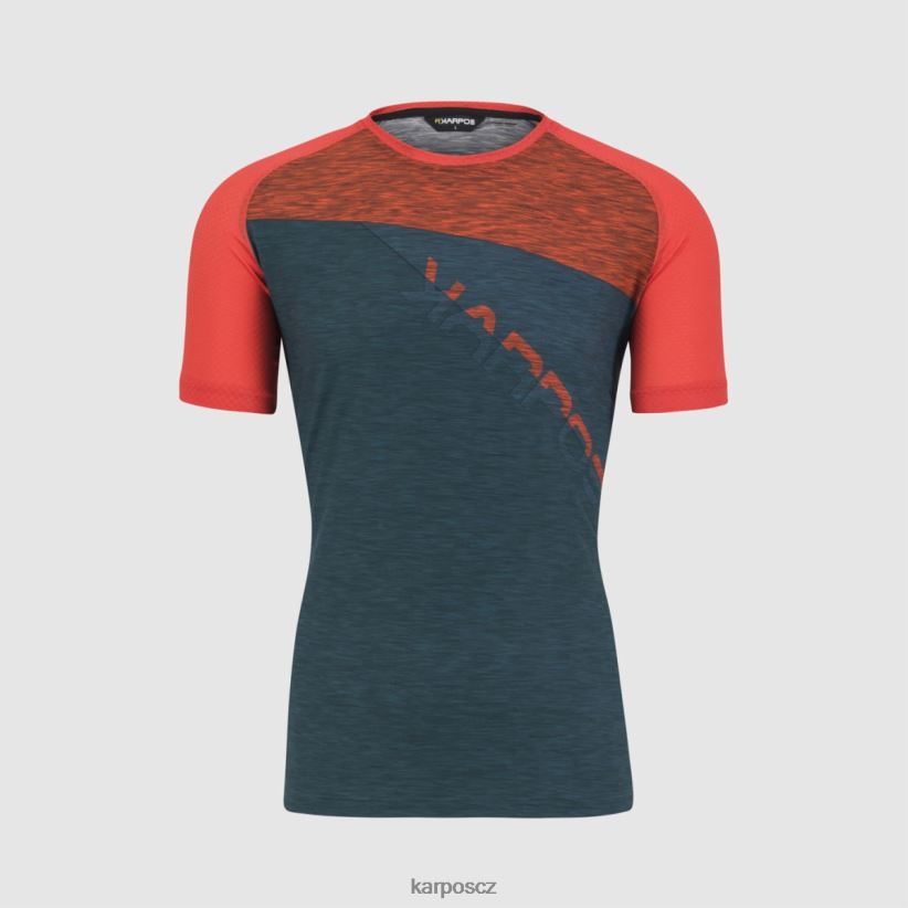 dres croda rossa muži Karpos temné moře/paprika/balzám tričko| T6XZZH359