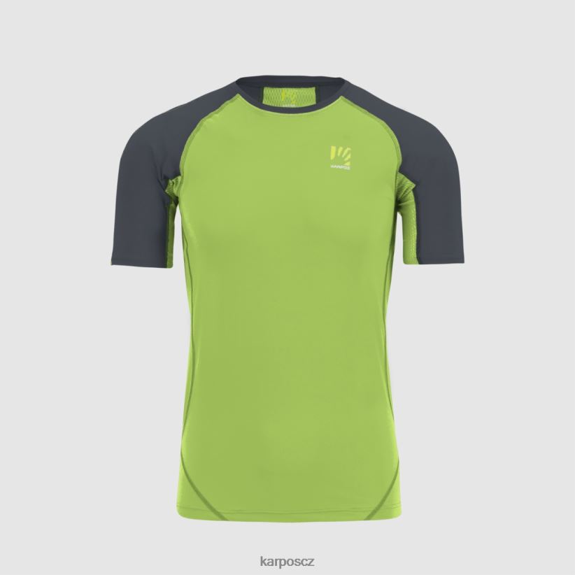 dres lavaredo muži Karpos jasmínově zelená/ombrová modrá tričko| T6XZZH353