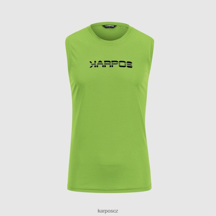 nádrž loma muži Karpos jasmínově zelená/ombrová modrá tričko| T6XZZH438