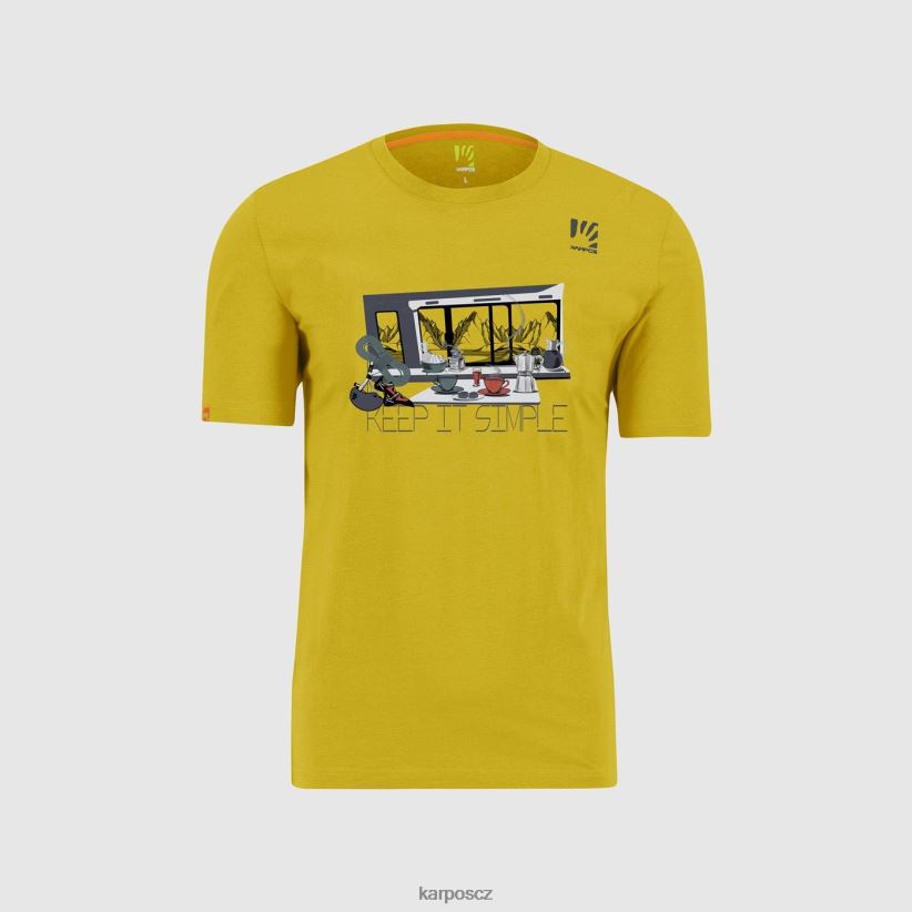 sasankové tričko muži Karpos citronové kari tričko| T6XZZH413