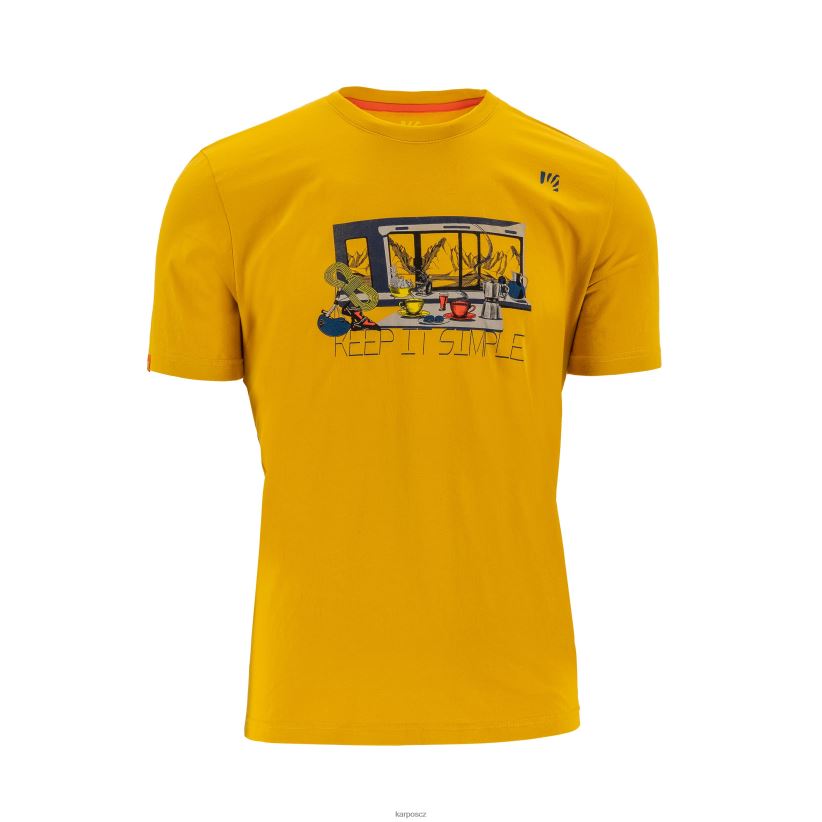 sasankové tričko muži Karpos olivový olej tričko| T6XZZH411