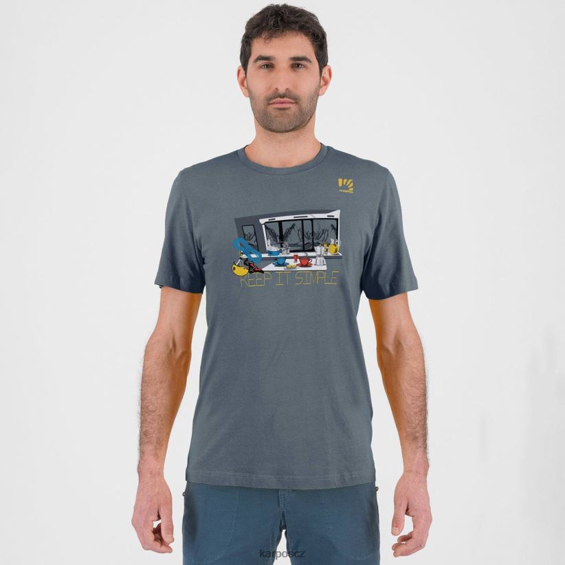 sasankové tričko muži Karpos půlnoc tričko| T6XZZH414