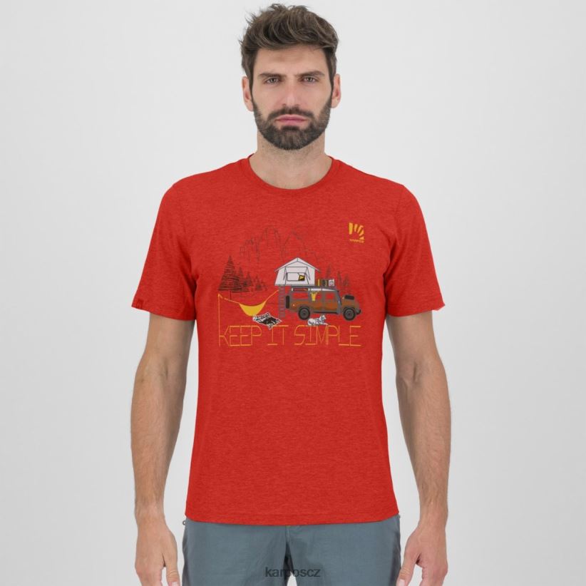 triko genzianella muži Karpos paprika tričko| T6XZZH424