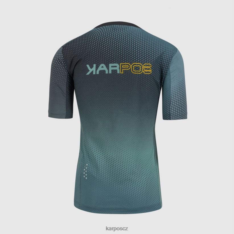 triko val di dentro muži Karpos černý/severní Atlantik/citronový kur tričko| T6XZZH333