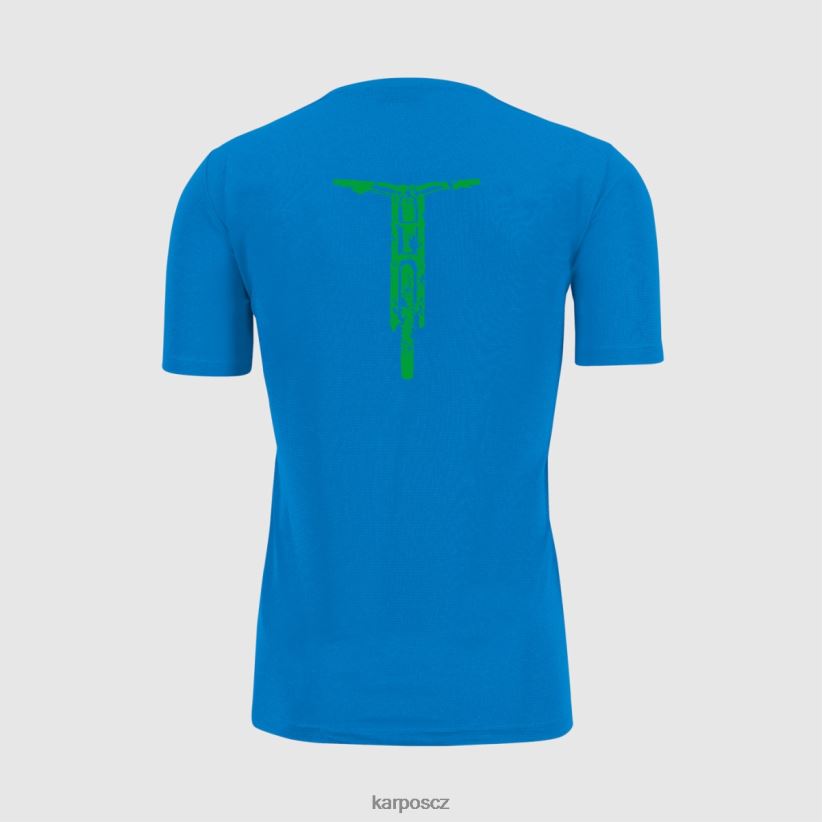 triko val federia muži Karpos indigový potisk strnad 1 tričko| T6XZZH392