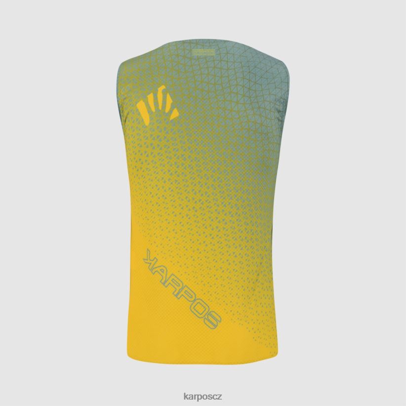 ultra tank lavaredo muži Karpos citronové kari/tmavá břidlice tričko| T6XZZH364