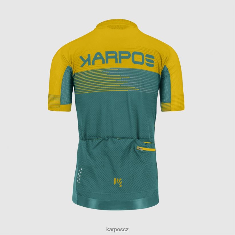 zelený hasičský dres muži Karpos severní Atlantik/citronové kari/dar tričko| T6XZZH311