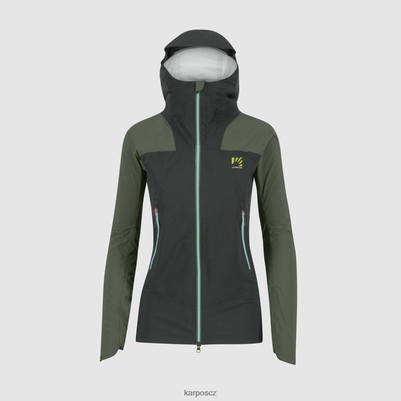 Valsesia shell s bundou ženy Karpos černý písek/tymián bunda| T6XZZH951