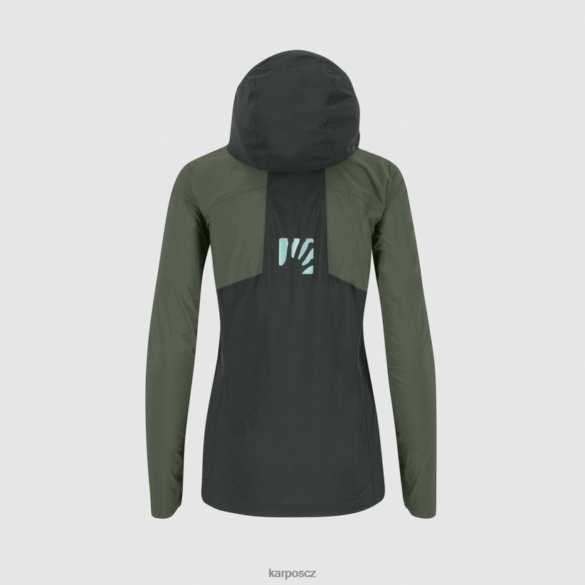 Valsesia shell s bundou ženy Karpos černý písek/tymián bunda| T6XZZH951