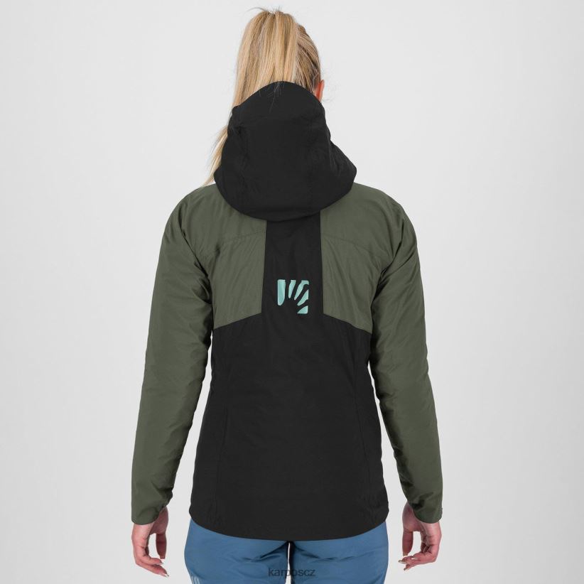 Valsesia shell s bundou ženy Karpos černý písek/tymián bunda| T6XZZH951