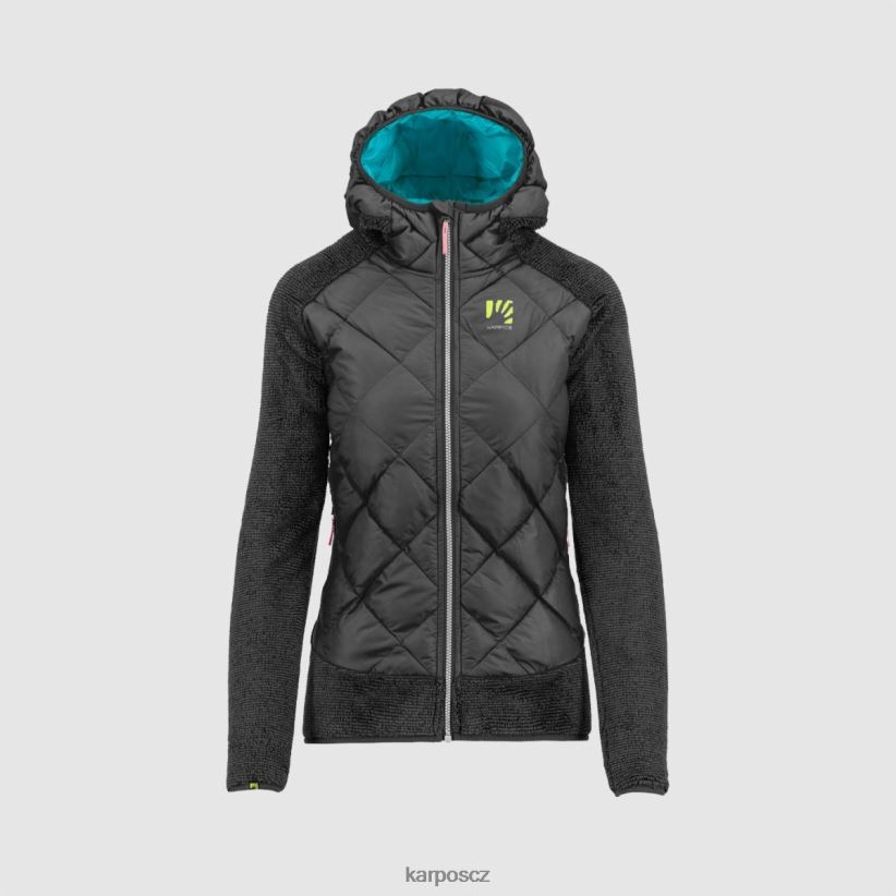 marmarole se sakem ženy Karpos Černá bunda| T6XZZH1051