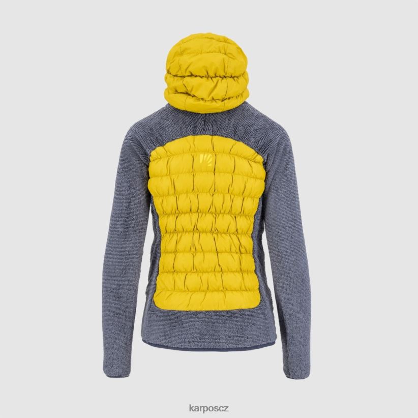 marmarole se sakem ženy Karpos zlatá vločka/indický inkoust bunda| T6XZZH1054