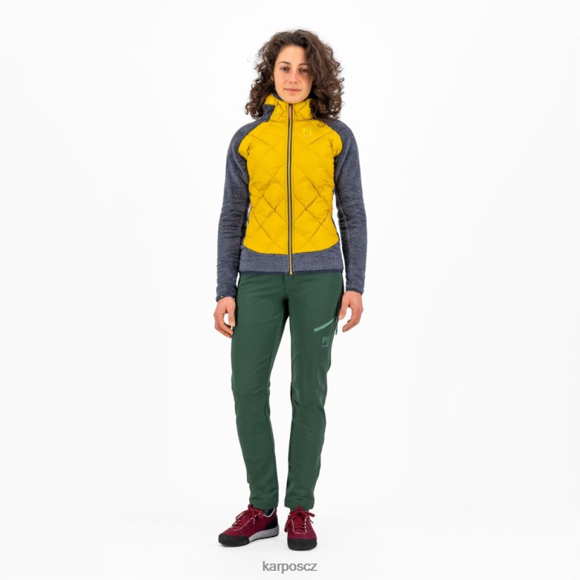 marmarole se sakem ženy Karpos zlatá vločka/indický inkoust bunda| T6XZZH1054