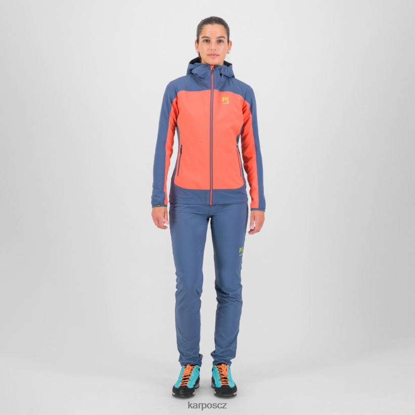 parete s bundou ženy Karpos horký korál/vintage indigo bunda| T6XZZH1097