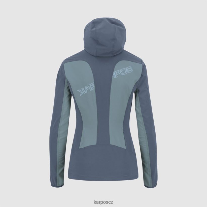 parete s bundou ženy Karpos jarní jezero/vinobraní indigo bunda| T6XZZH1095