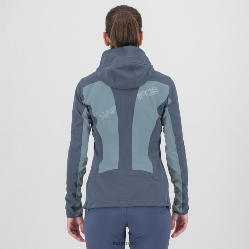 parete s bundou ženy Karpos jarní jezero/vinobraní indigo bunda| T6XZZH1095