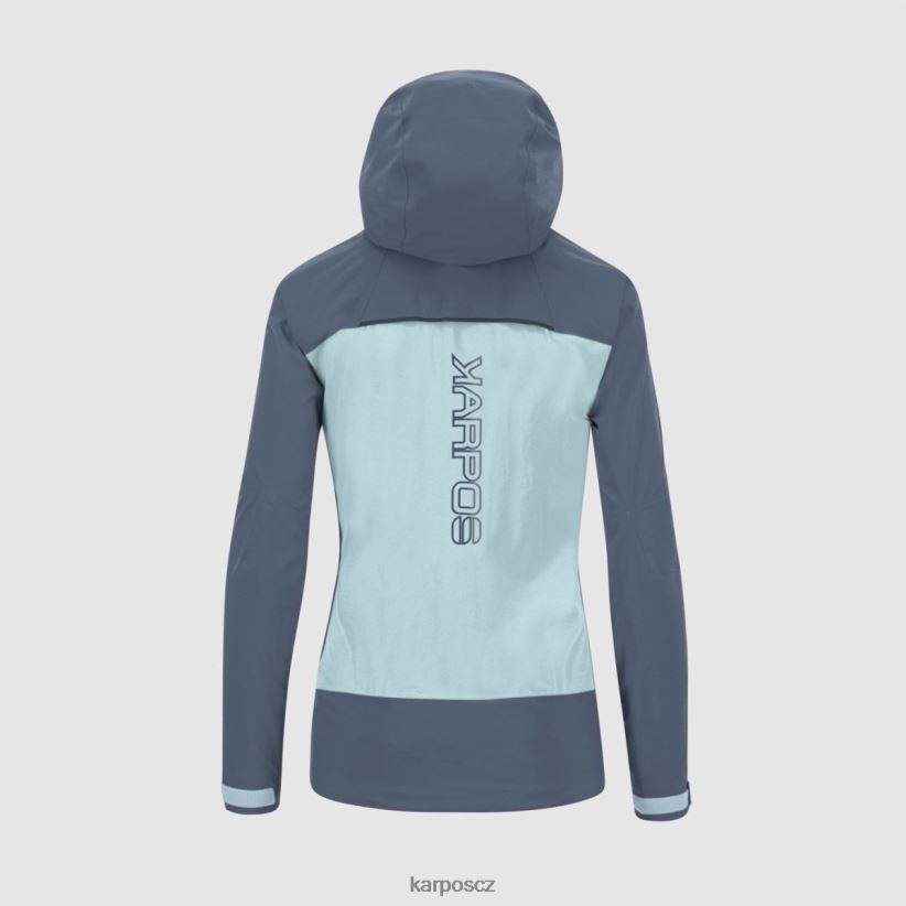 temporale s bundou ženy Karpos akvamarín / vintage indigo bunda| T6XZZH1024