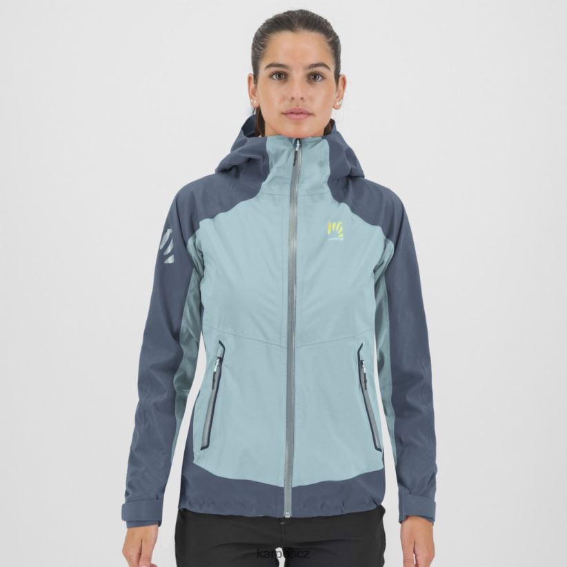 temporale s bundou ženy Karpos akvamarín / vintage indigo bunda| T6XZZH1024