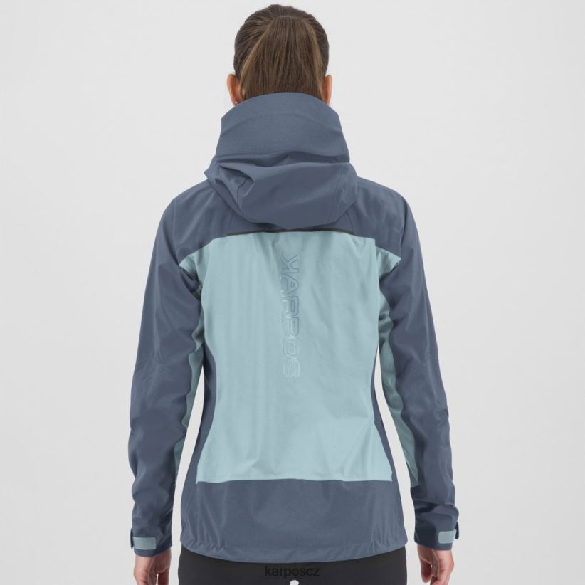 temporale s bundou ženy Karpos akvamarín / vintage indigo bunda| T6XZZH1024