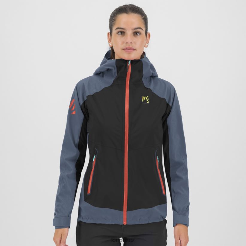 temporale s bundou ženy Karpos černá/vintage indigo bunda| T6XZZH1025